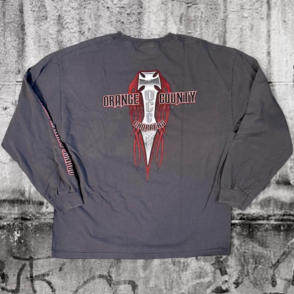 Orange County Choppers Long Sleeve Tee - Rock Tavern New York Dagger - XXL